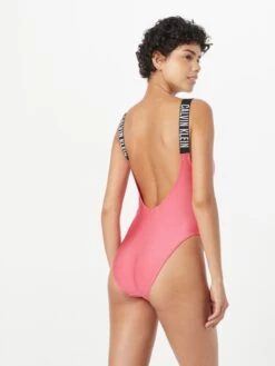Calvin Klein Swimwear Maillots De Bain Une Pièce Bustier Maillot De Bain Femme Rose -Lumiere de Bikini Boutique 34b945033f469b7d0611ab14be68a1b7