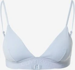 Calvin Klein Swimwear Hauts De Bikinis Triangles Triangle Hauts De Bikini Femme Bleu Clair