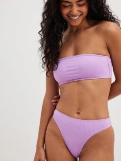 NA-KD Hauts De Bikinis Bandeaux Bandeau Hauts De Bikini Femme Violet Clair -Lumiere de Bikini Boutique 36c805d6b27043d34eda5488eb2a8911