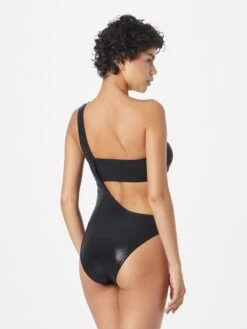 Calvin Klein Swimwear Maillots De Bain Une Pièce Maillot De Bain Femme Noir -Lumiere de Bikini Boutique 389077acfadbcb7f517fa7a3096a0662