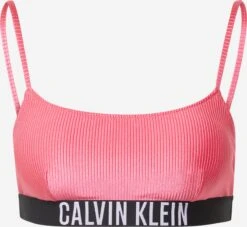 Calvin Klein Swimwear Hauts De Bikinis Bustiers Bustier Hauts De Bikini Femme Magenta