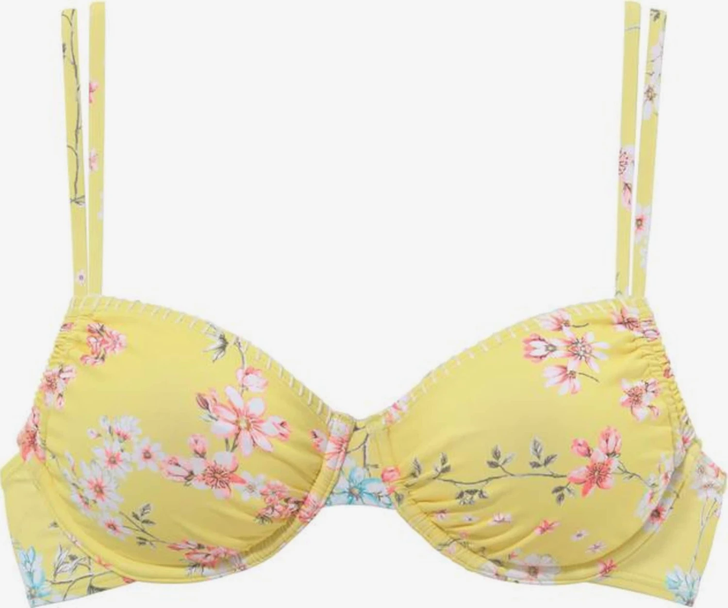 Sunseeker Hauts De Bikinis Avec Armatures Soutien-gorge Invisible Hauts De Bikini Ditsy Femme Jaune 3 Sunseeker Hauts De Bikinis Avec Armatures Soutien-gorge Invisible Hauts De Bikini Ditsy Femme Jaune