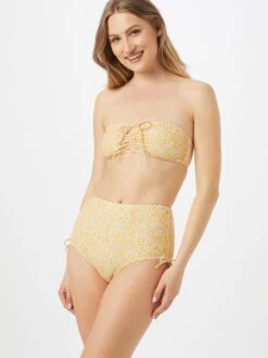 SAMSØE SAMSØE Hauts De Bikinis Bandeaux Bandeau Hauts De Bikini Gytea Femme Jaune Dor -Lumiere de Bikini Boutique 3f7c6a371eac5039145e5e42564d8fc1