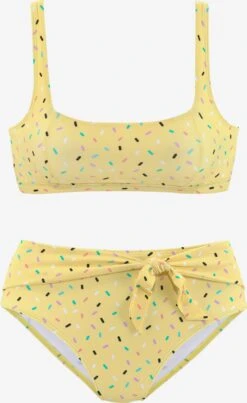 Buffalo Bikinis Bustiers Bustier Bikini Femme Jaune Clair