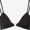 Calvin Klein Swimwear Hauts De Bikinis Triangles Triangle Hauts De Bikini Femme Noir
