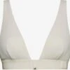 Calvin Klein Swimwear Hauts De Bikinis Triangles Triangle Hauts De Bikini Femme Blanc Naturel -Lumiere de Bikini Boutique 453f15a6682226bddf465d9071397fcc