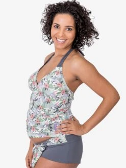 Tankinis Regular Tankini Femme Gris -Lumiere de Bikini Boutique 453f3c9046e4ef9aa43c9e2557394be6