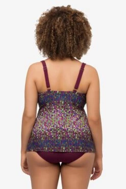 Ulla Popken Tankinis Bustier Tankini Femme Lie De Vin -Lumiere de Bikini Boutique 4648866c48b98908c067983ecfd5ee60