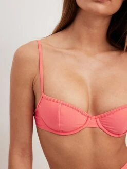 NA-KD Hauts De Bikinis Avec Armatures Soutien-gorge Invisible Hauts De Bikini Femme Corail -Lumiere de Bikini Boutique 4d73cfbb72f6d103e0cfd80eb7886d86