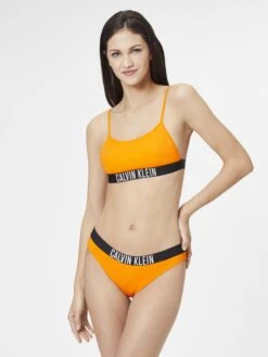 Calvin Klein Swimwear Hauts De Bikinis Bustiers Regular Hauts De Bikini Intense Power Femme Orange -Lumiere de Bikini Boutique 4f9d355cffc39a97bc0a73d0b45f9c84