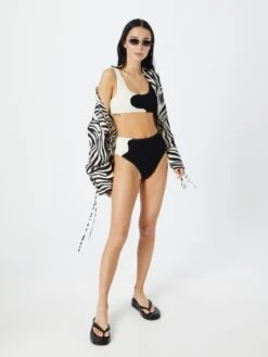 Underprotection Hauts De Bikinis Bustiers Bustier Hauts De Bikini YRSA Femme Crème / Noir -Lumiere de Bikini Boutique 5135f28f09fdc61b307a4636b96d630b