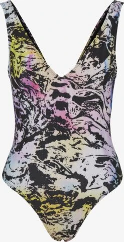 URBAN CLASSICS Maillots De Bain Une Pièce Bustier Maillot De Bain Femme Noir