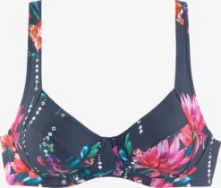 Sunseeker Hauts De Bikinis Avec Armatures Soutien-gorge Invisible Hauts De Bikini Femme Bleu Marine