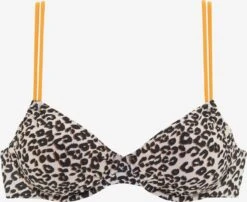Buffalo Grands Bonnets Soutien-gorge Invisible Hauts De Bikini Femme Cappuccino / Brun Foncé