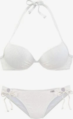 Buffalo Bikinis à Armatures Push-up Bikini Femme Crème