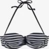 VENICE BEACH Hauts De Bikinis Balconnets Balconnet Hauts De Bikini Femme Noir / Blanc -Lumiere de Bikini Boutique 5749993941e7682578e27c2282a73250