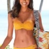 Buffalo Bikinis à Armatures Bandeau Bikini Femme Jaune -Lumiere de Bikini Boutique 587d640833c28cb5e4a34a4802ce2433