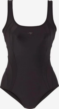 KangaRoos Maillots De Bain Une Pièce Bustier Maillot De Bain Modelant Femme Noir