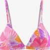Sunseeker Hauts De Bikinis Col Montant Hauts De Bikini Femme Mélange De Couleurs