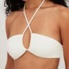 NA-KD Hauts De Bikinis Col Montant Hauts De Bikini Femme Blanc -Lumiere de Bikini Boutique 5e42bfc7865abbfb2425b3728ed6db9e