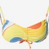 Roxy Grands Bonnets Soutien-gorge Invisible Hauts De Bikini PALM CRUZ Femme Jaune / Curry -Lumiere de Bikini Boutique 5e5ff53210469414e39907d0a8c05959