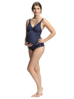 Tankinis Bustier Tankini AVA Femme Bleu Marine -Lumiere de Bikini Boutique 60765478eab36888638ae1ac6f120bd4