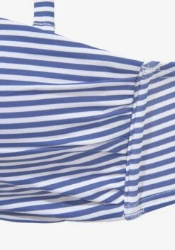 S.Oliver Bikinis Bandeaux Bandeau Bikini Femme Bleu Cobalt / Blanc -Lumiere de Bikini Boutique 6096fa43d6db7de6a2a423b2e972881a