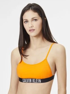 Calvin Klein Swimwear Hauts De Bikinis Bustiers Regular Hauts De Bikini Intense Power Femme Orange -Lumiere de Bikini Boutique 61305ac5dcfc1c82991fd24a5638a0bc