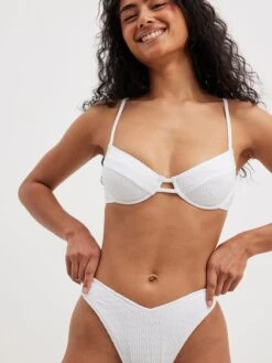 NA-KD Bas De Bikinis Bas De Bikini Femme Blanc