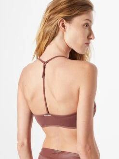 Calvin Klein Swimwear Hauts De Bikinis Bustiers Bustier Hauts De Bikini Femme Rouille -Lumiere de Bikini Boutique 61f6b13a9ff9c0df1cd5098c60d0de8d