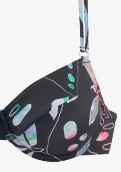 Sunseeker Hauts De Bikinis Avec Armatures Soutien-gorge Invisible Hauts De Bikini Leaves Femme Noir -Lumiere de Bikini Boutique 62d63e3ede859eff22231f42fc7919bb