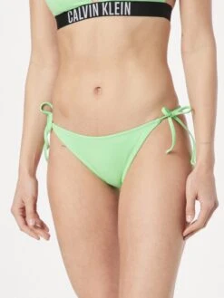 Calvin Klein Swimwear Bas De Bikinis Bas De Bikini Femme Vert Pastel -Lumiere de Bikini Boutique 63044aa3282d22b4c00b49f324e5e057