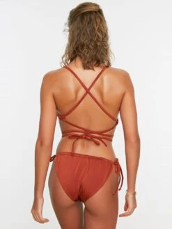 Trendyol Bas De Bikinis Bas De Bikini Femme Marron -Lumiere de Bikini Boutique 64780886707068f94899753af321b066