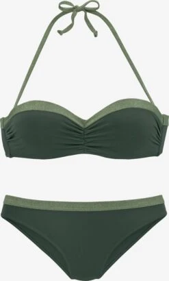 Jette Bikinis Bandeaux Bandeau Bikini Femme Olive