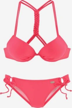 Buffalo Bikinis Push-up Push-up Bikini Femme Rose