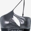Calvin Klein Swimwear Hauts De Bikinis Bustiers Bustier Hauts De Bikini Femme Argent