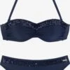 Bruno Banani Bikinis à Armatures Bandeau Bikini Femme Bleu Nuit -Lumiere de Bikini Boutique 6729eda96050b81e31f28c71379ba8cc
