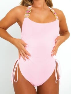 Maillots De Bain Une Pièce Maillot De Bain Femme Rose Pastel -Lumiere de Bikini Boutique 68d80e3399af8d3e750dac7f7be219f5