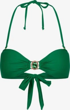 Hauts De Bikinis Bandeaux Bandeau Hauts De Bikini Amour Femme Vert