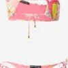 NASTY GAL Bikinis Bandeaux Bandeau Bikini Femme Rose / Rose Ancienne