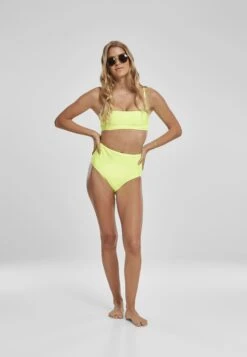 URBAN CLASSICS Bikinis Bandeaux Bandeau Bikini Femme Vert Clair -Lumiere de Bikini Boutique 6e9eabf7e4a83ab2b70cd3f2a1eb6716