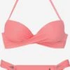 S.Oliver Bikinis Push-up Push-up Bikini Femme Rose -Lumiere de Bikini Boutique 7073294d4be4947989af9f254ec3f385