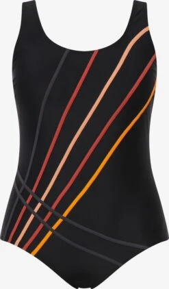 Ulla Popken Maillots De Bain Une Pièce Soutien-gorge Invisible Maillot De Bain Femme Noir