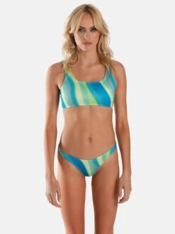 OW Collection Hauts De Bikinis Bustiers Bustier Hauts De Bikini HANNA Femme Bleu -Lumiere de Bikini Boutique 72fff419e94c6187af981d974c87634c