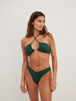 NA-KD Hauts De Bikinis Avec Armatures Triangle Hauts De Bikini Femme Vert -Lumiere de Bikini Boutique 75099368a3e598642bf812506ea2c9c0