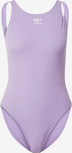 Adidas Originals Maillots De Bain Une Pièce Maillot De Bain Femme Violet Pastel