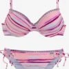 VENICE BEACH Bikinis à Armatures Soutien-gorge Invisible Bikini Femme Mélange De Couleurs