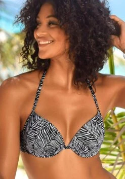 VENICE BEACH Hauts De Bikinis Push-up Push-up Hauts De Bikini Sugar Femme Noir -Lumiere de Bikini Boutique 77bd402995b492e106f89e2558807780