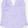 EDITED Maillots De Bain Une Pièce Bustier Maillot De Bain Ona Femme Violet -Lumiere de Bikini Boutique 78ca847b47739b3919e9f4e771496616