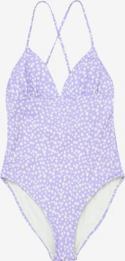 EDITED Maillots De Bain Une Pièce Bustier Maillot De Bain Ona Femme Violet